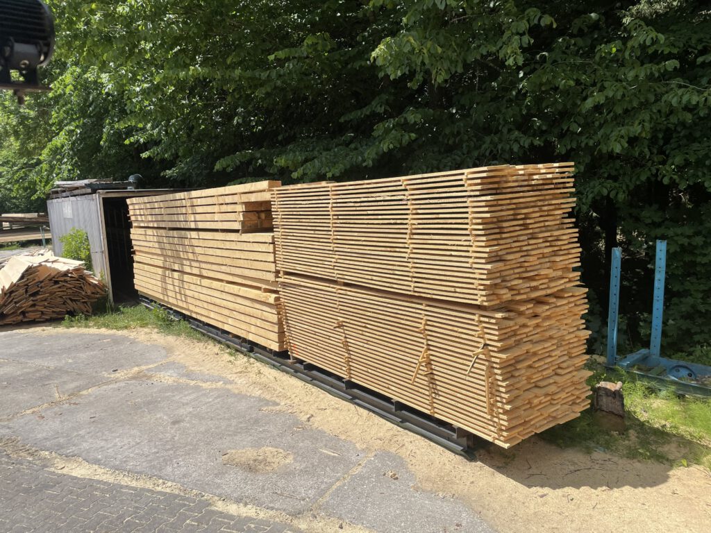 Holz Trocknungskammer beim Sägewerk Baumann in Gaisthal